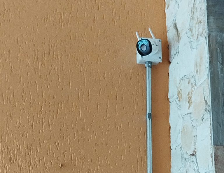Infraestrutura para câmera de segurança